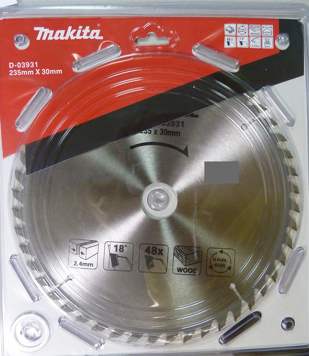 Lame de scie Makita; 235x2,4x30,0 mm; Z48; 18°