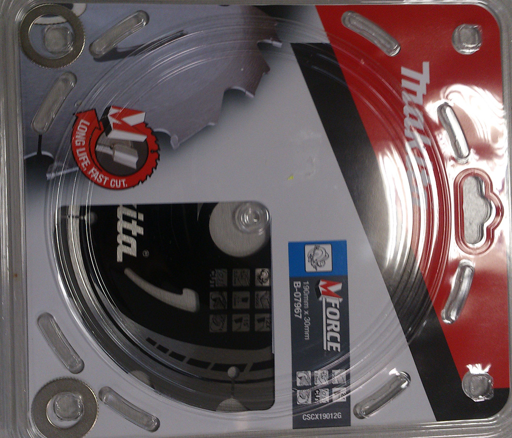 Lame de scie Makita MFORCE; 190x2x30,0 mm; Z12; 15°