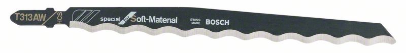 Lames pour scie sauteuse Bosch T 313 AW; 3 unités