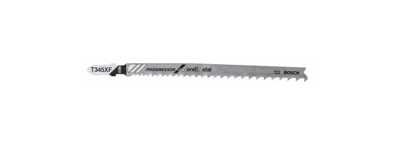 Lames pour scie sauteuse Bosch T 345 XF; 3 unités