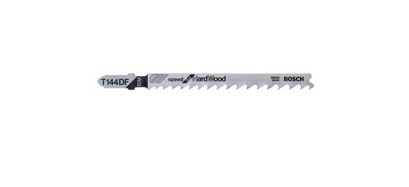 Lames pour scie sauteuse Bosch T 144 DF; 5 unités