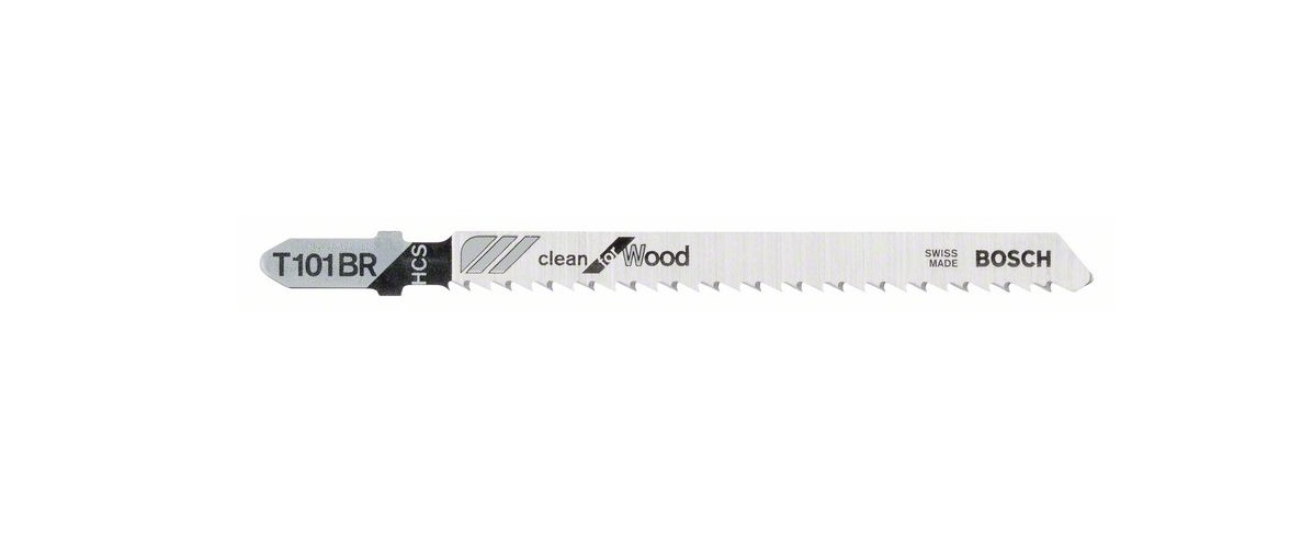 Lames pour scie sauteuse Bosch T 101 BR; 25 unités