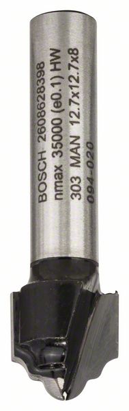 Fraise a rayon concave Bosch 2,4/12,7/46 mm