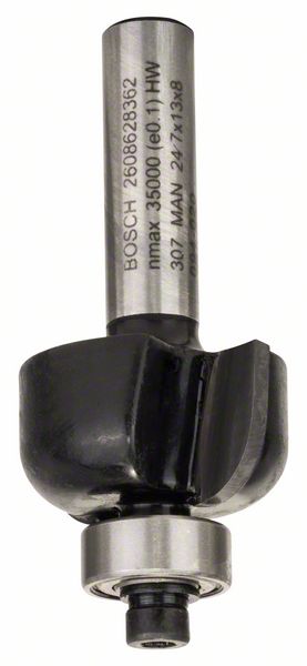Fraise a rayon concave Bosch 6/13/53 mm avec palier