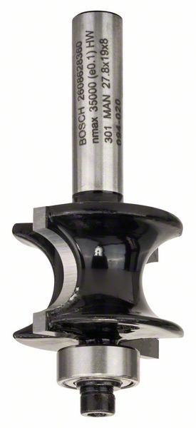Fraise à moulurer Bosch 6/19/63 mm avec palier