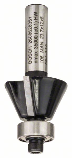 Fraise à chanfreiner pour stratifié Bosch 12/54 mm avec palier