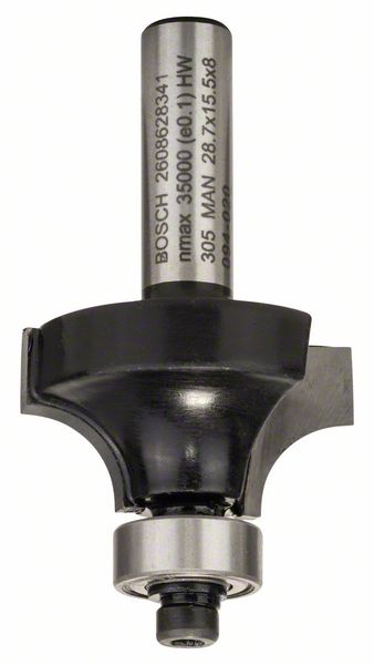 Fraise à rainurer Bosch 8/15,5/53 mm avec palier