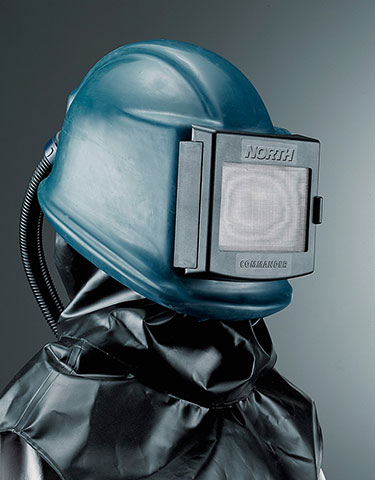 Casque de protection pour travailler avec le sablage Honeywell Commander