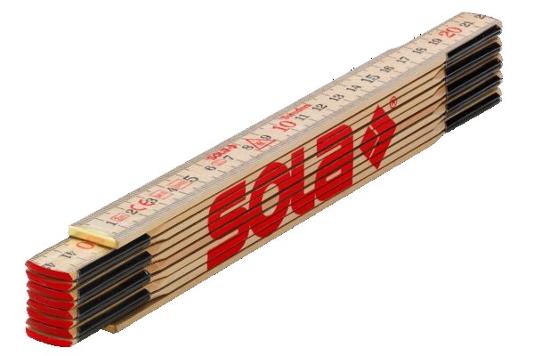 Règle pliante en bois Sola H 2/10; 2 m