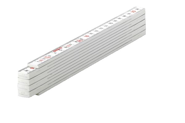 Règle pliante en plastique Sola HK 2/10W; 2m