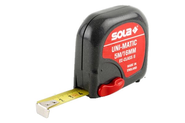 Mètre ruban Sola Uni - Matic UM; 3 m