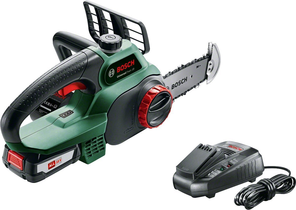 Tronçonneuse Bosch Universal Chain; 18 V; 1x2,5 Ah accu .; barre de 20 cm