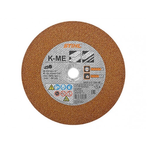 Disque abrasif Stihl 230 K-ME; 230 mm pour le métal