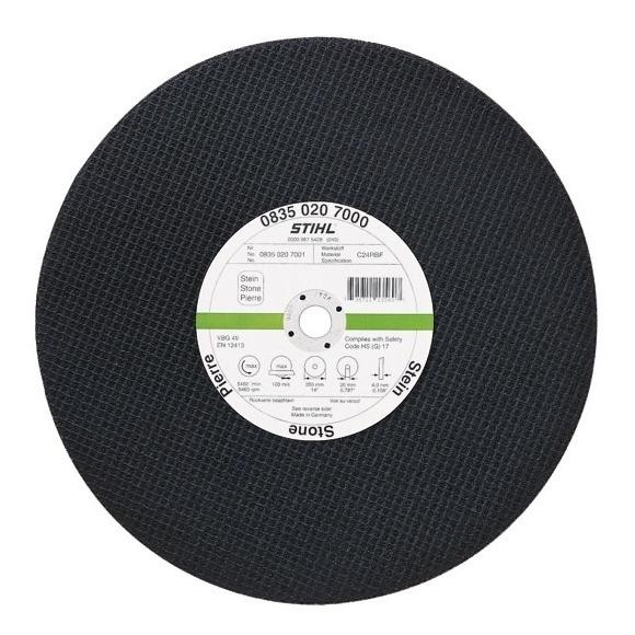 Disque abrasif Stihl 350 DF; 350 mm pour le métal