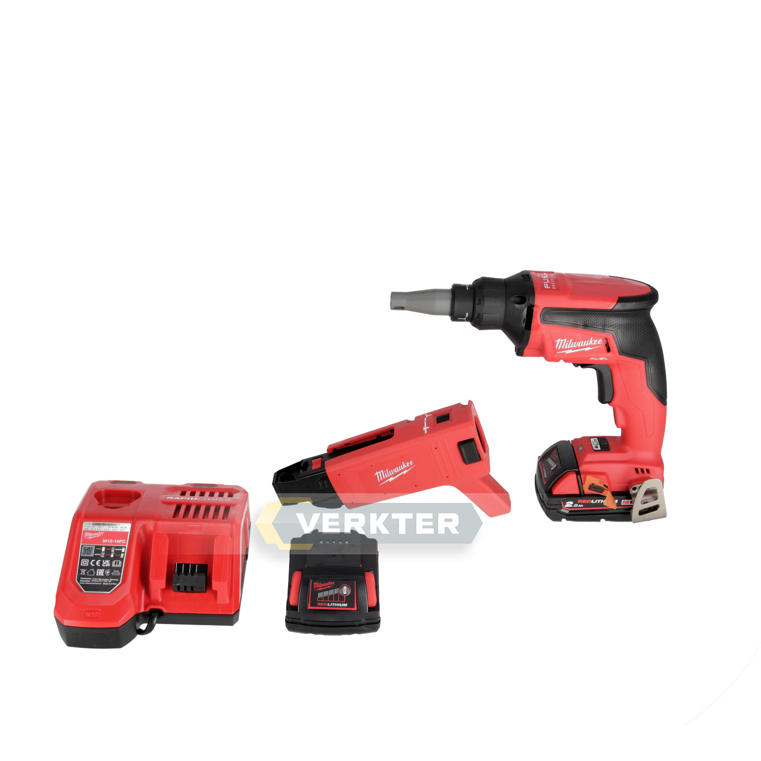 Tournevis Milwaukee M18 FSGC-202X; 18 V; 2x2,0 Ah accu.