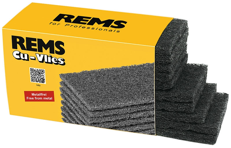 Lingettes de nettoyage en cuivre Rems Cu-Vlies; 10 unités