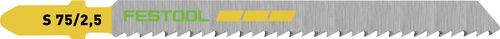 Lames pour scie sauteuse Festool; 75 mm; 2,5 mm; 25 unités