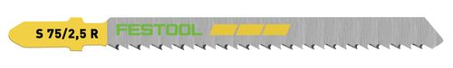 Lames pour scie sauteuse Festool; 75 mm; 2,5 mm; 5 unités