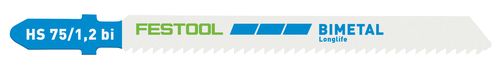 Lames pour scie sauteuse Festool; 75 mm; 1,2 mm; 5 unités