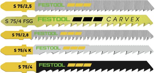 Lames pour scie sauteuse Festool; 75 mm; 25 unités