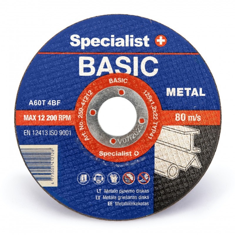 Disque abrasif Specialist Basic; 125x1,6 mm