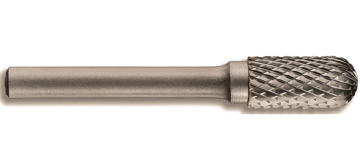 Un meunier en métal dur Tivoly T Line Domed Cylindrical; 10x20 mm