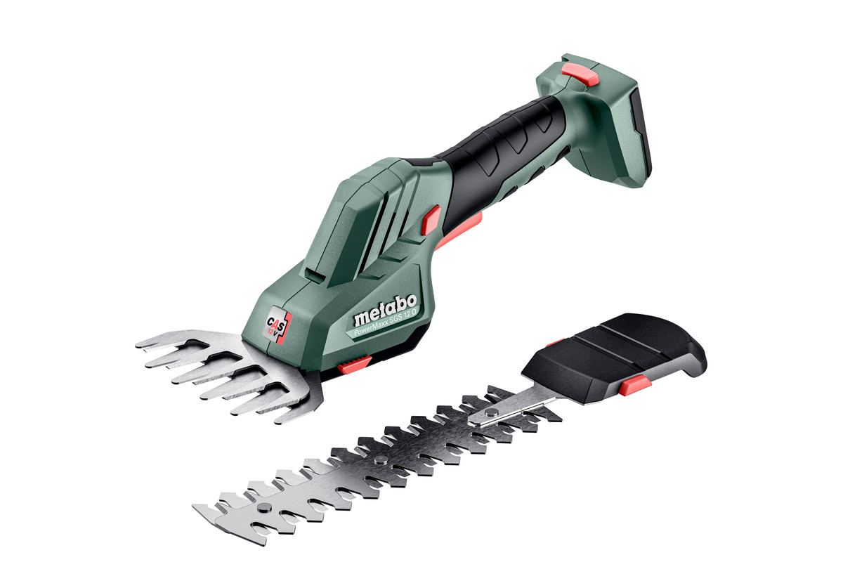 Ensemble de cisaillement de haies et d'herbes Metabo PowerMaxx SGS 12 Q; 12 V (sans batterie et chargeur)