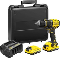 Perceuse à percussion sans fil Stanley SFMCD715M2K-QW; 18 V; 2x4,0 Ah accu.