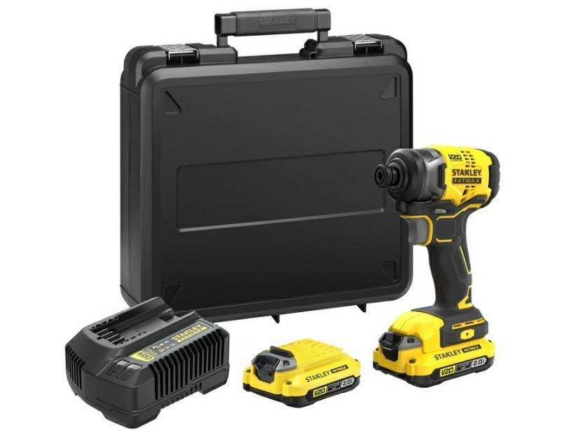 Pilote d'impact Stanley SFMCF810D2K-QW; 18 V; 2x2,0 Ah accu.