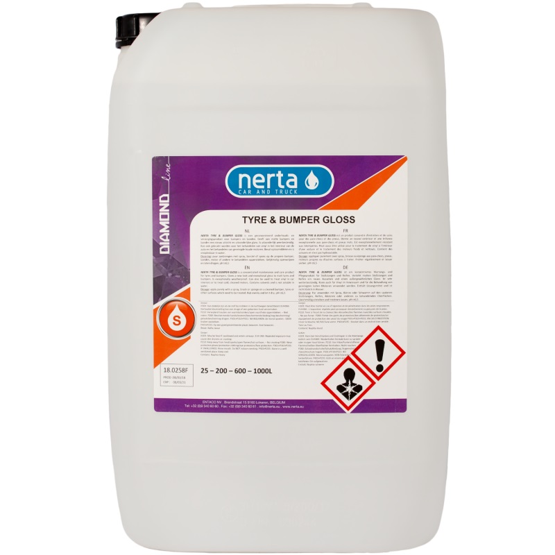 Polissage des pneus Nerta Tyre&Bumper Gloss; 5 l