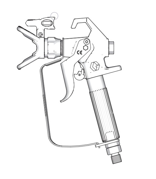 Pistolet à peinture Graco FTx-E RAC X 210
