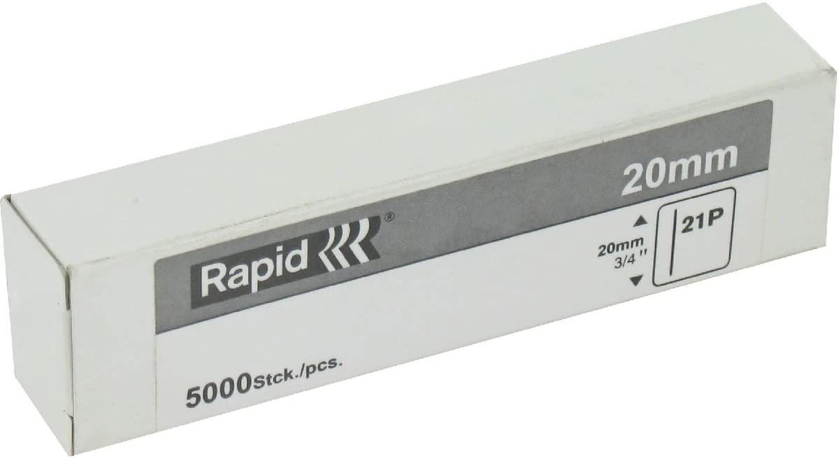 Ongle Rapid 21P; 0,8x20 mm; 5000 pcs .; galvanisé