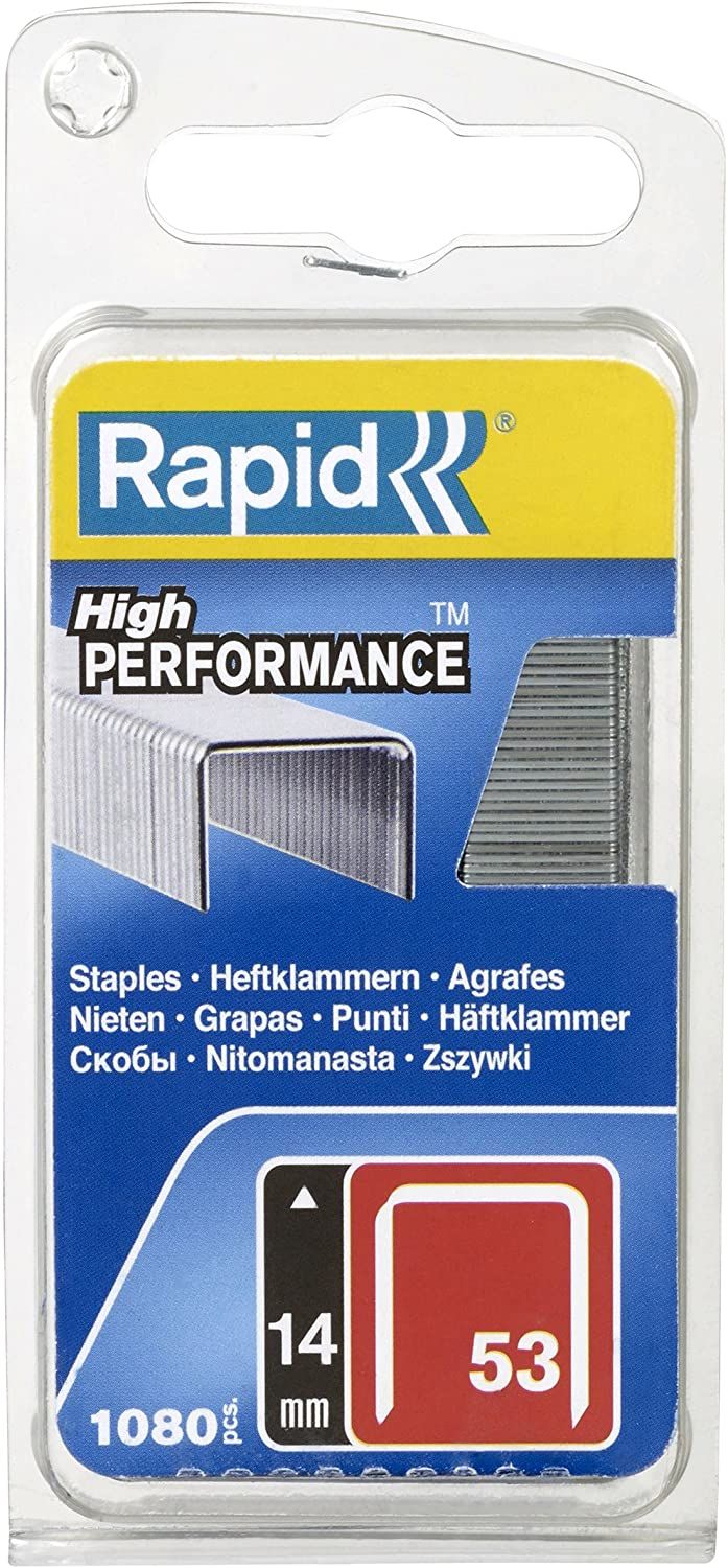 Agrafes Rapid 40109506; 14 mm; 1080 pcs .; type 53; galvanisé