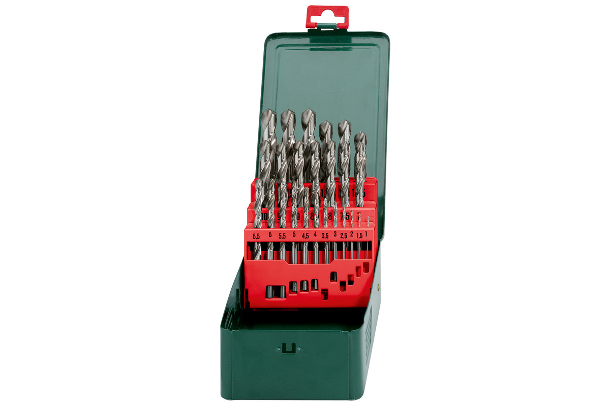 Jeu de forets en métal Metabo HSS-G; 1-13 mm; 25 unités