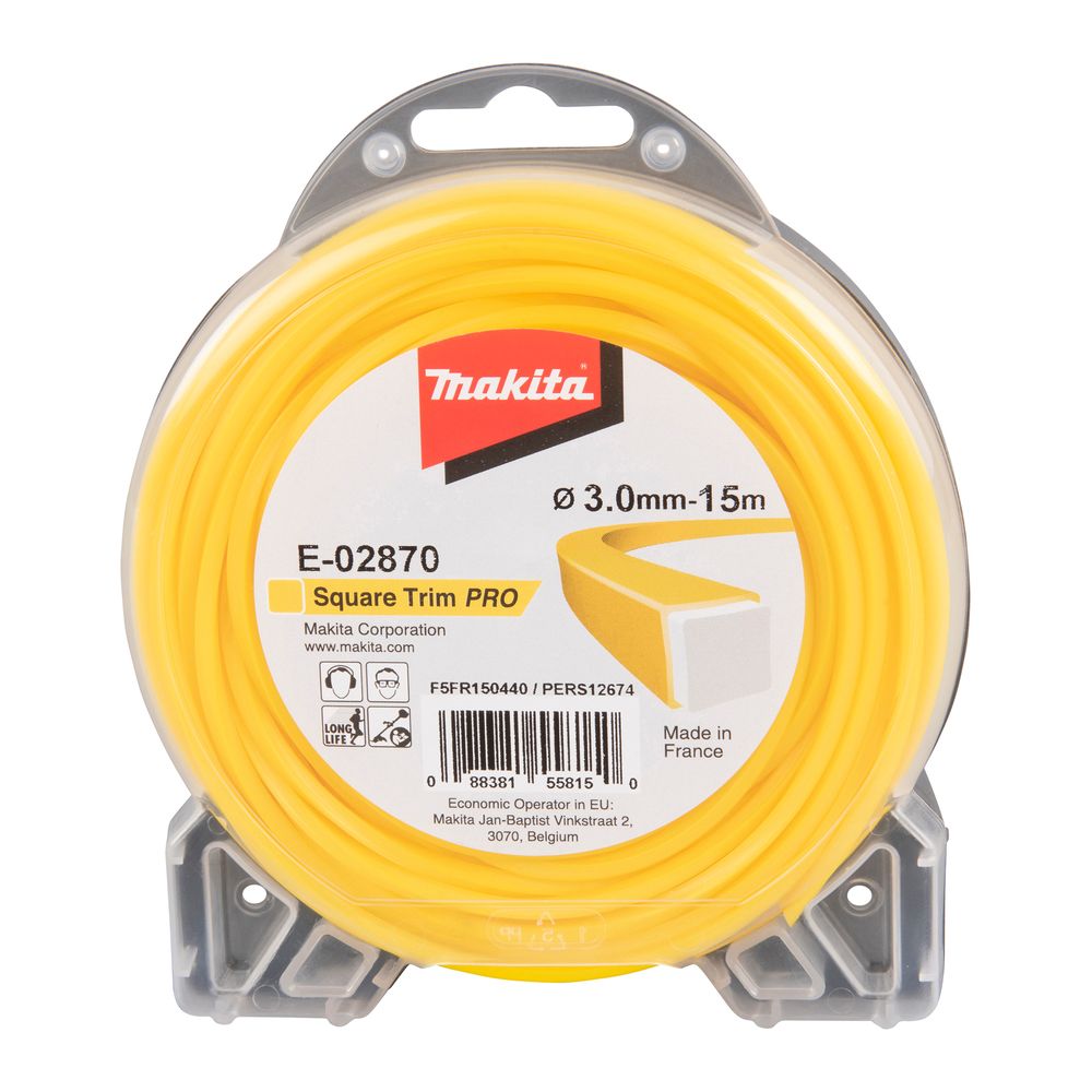 Fil de coupe Makita; 3 mm/15 m; carré