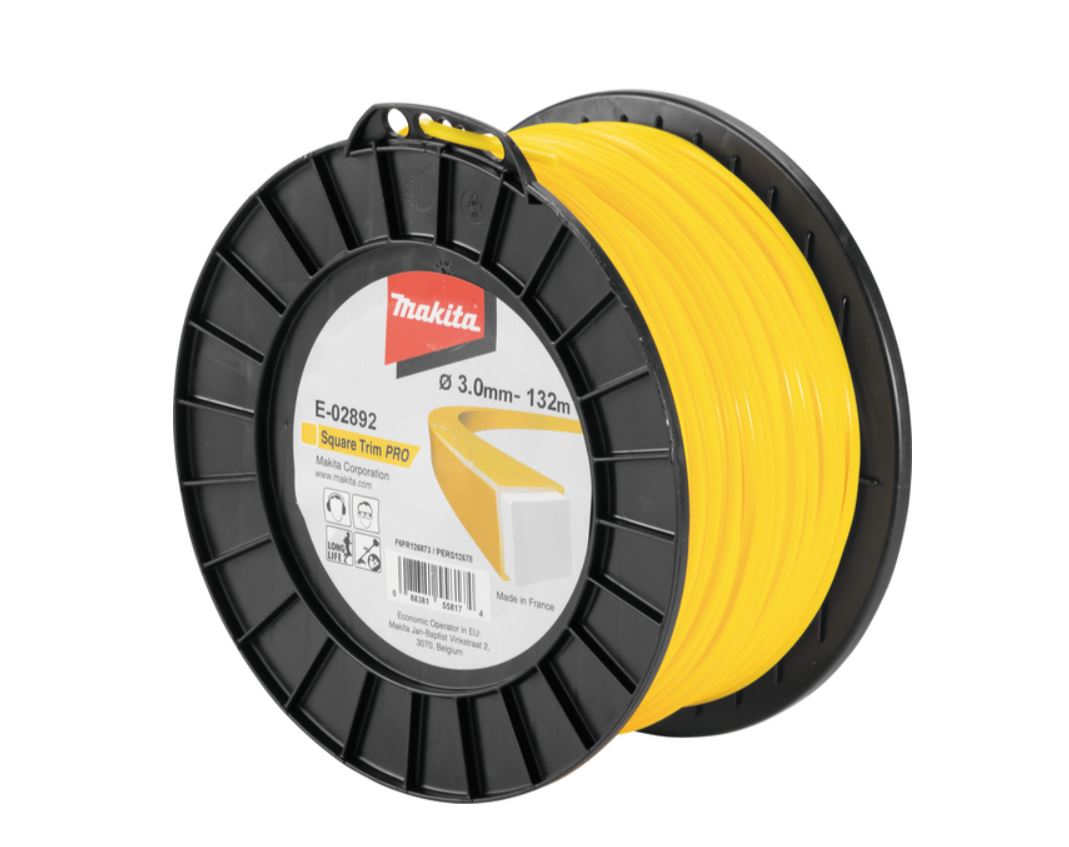Fil de coupe Makita; 3 mm/132 m; carré