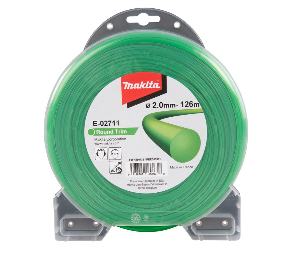 Fil de coupe Makita; 2,0 mm/126 m; circulaire
