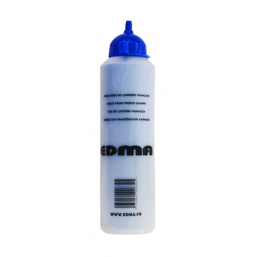 Recharge de craie de marquage pour ligne de craie / ruban à mesurer EDMA 063255; 400 g; bleu