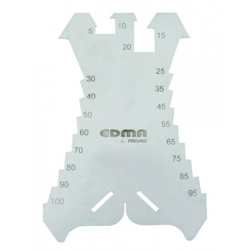 Plaque de marquage / cutter EDMA 036155; 5-100 mm