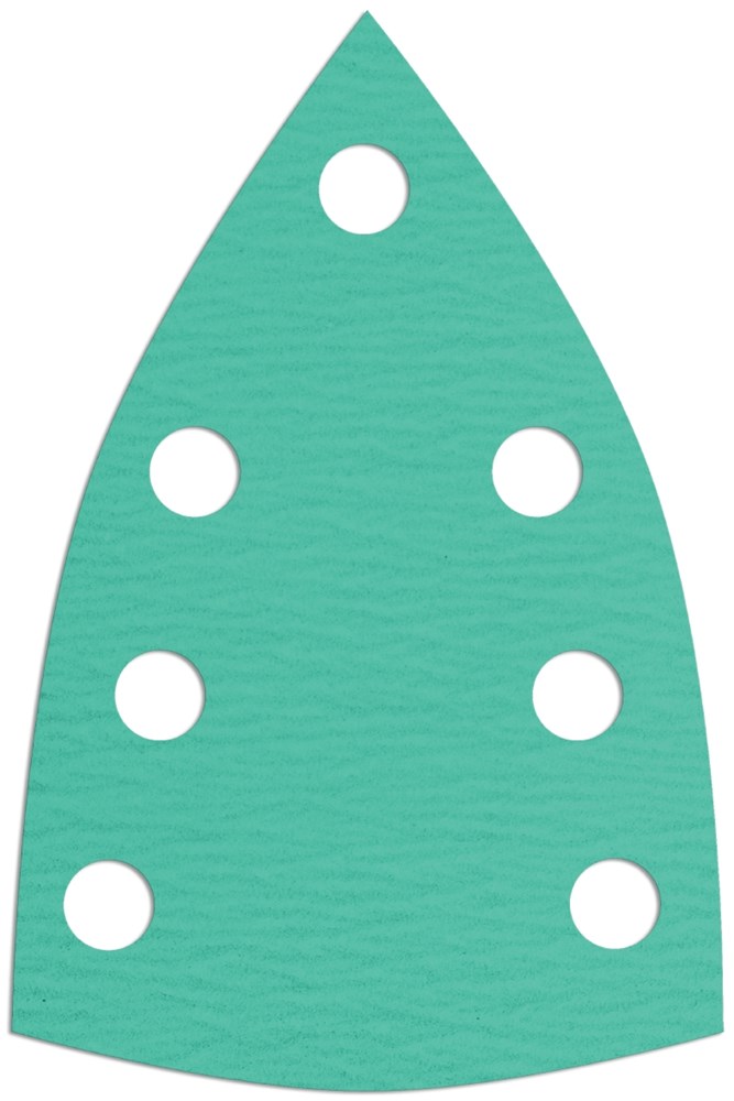 Papier de verre pour ponceuse delta Klingspor PS 77 CK T-ACT; GLS24; 98x148 mm; G120; 100 unités