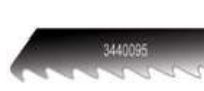 Lames pour scie sauteuse Virutex 3440095; 75 mm; 4 mm; 5 unités