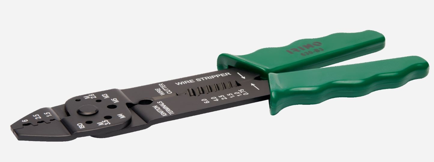 Pince à sertir pour œillets et contacts de câbles isolés Irimo 630; M2,6-M5,0; 220 mm