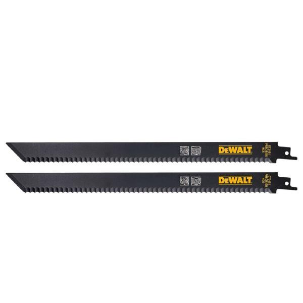Lames scie sabre DeWalt DT2450-QZ; 225 mm; 2 unités