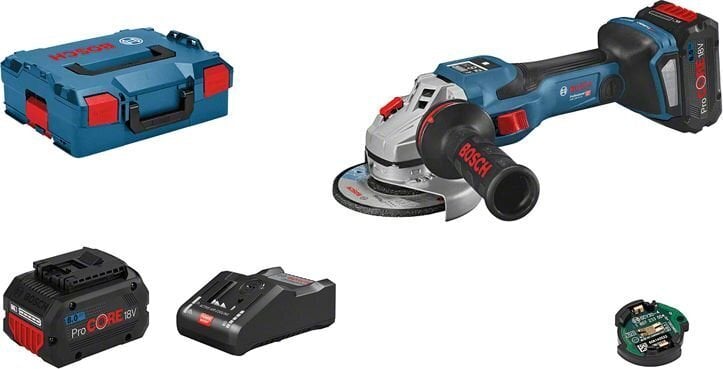 Meuleuse d'angle Bosch GWS 18V-15 SC BITURBO; 18 V; 2x8,0 Ah accu.