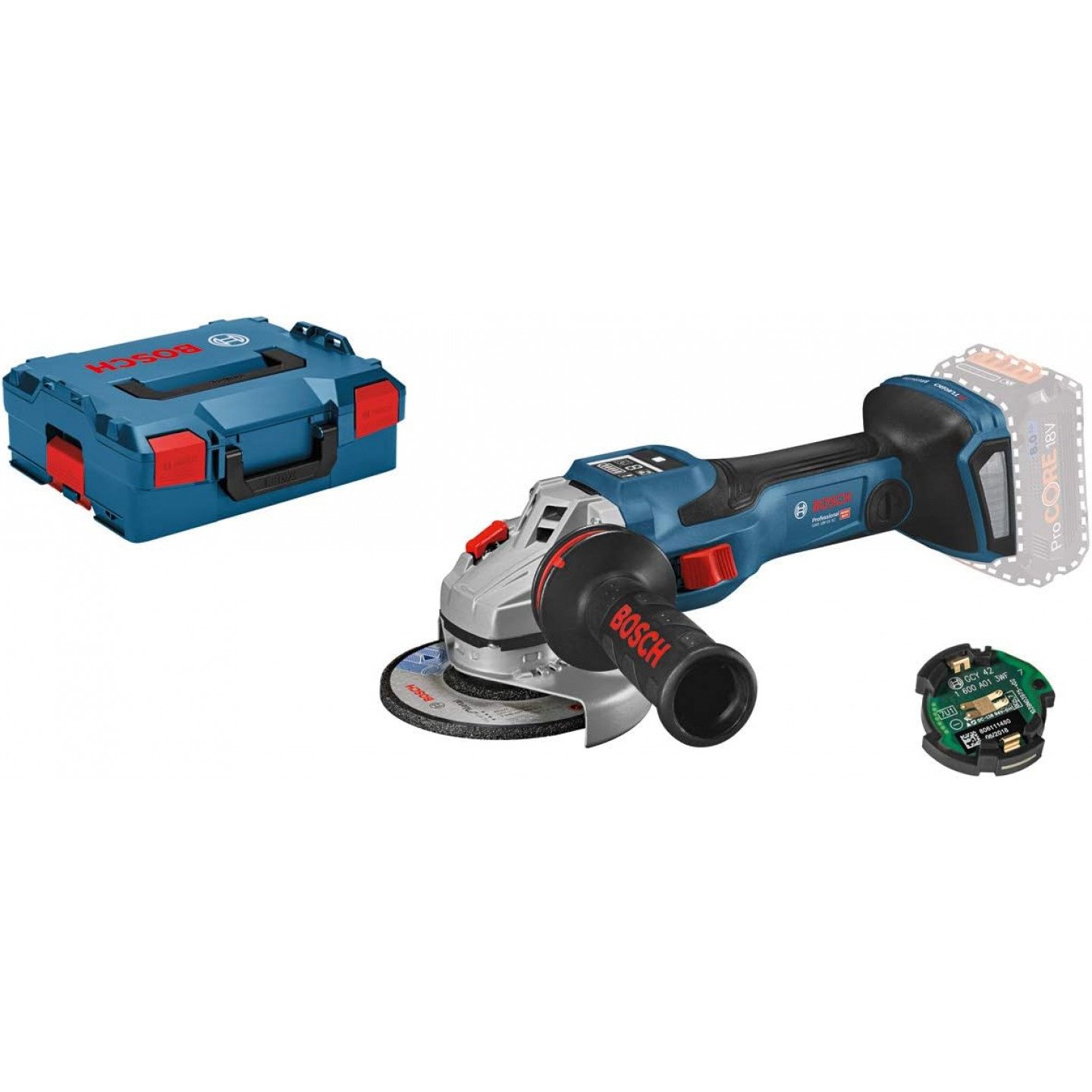 Meuleuse d'angle Bosch GWS 18V-15 SC&nbsp;BITURBO SOLO; (sans batterie et chargeur)