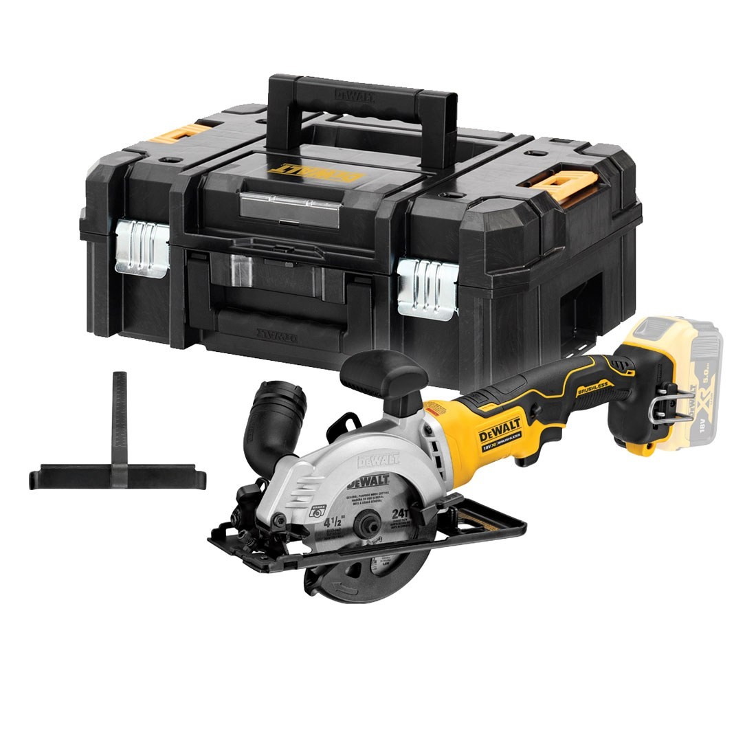 Scie circulaire DeWalt DCS571NT-XJ; 115 mm; 18 V; (sans batterie et chargeur)