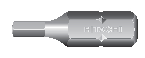 Peu de tournevis Hikoki ROBERTSON 1 752366; 25 mm; 3 unités