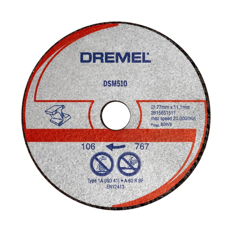 Lame de scie pour le métal Dremel 2615S510JB; 77 mm
