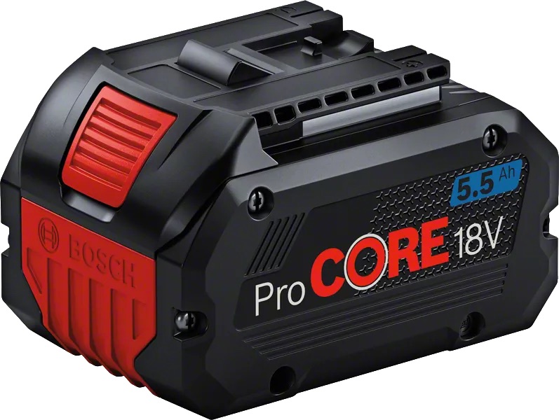 Batterie Bosch GBA ProCORE; 18 V; 5,5 Ah accu.