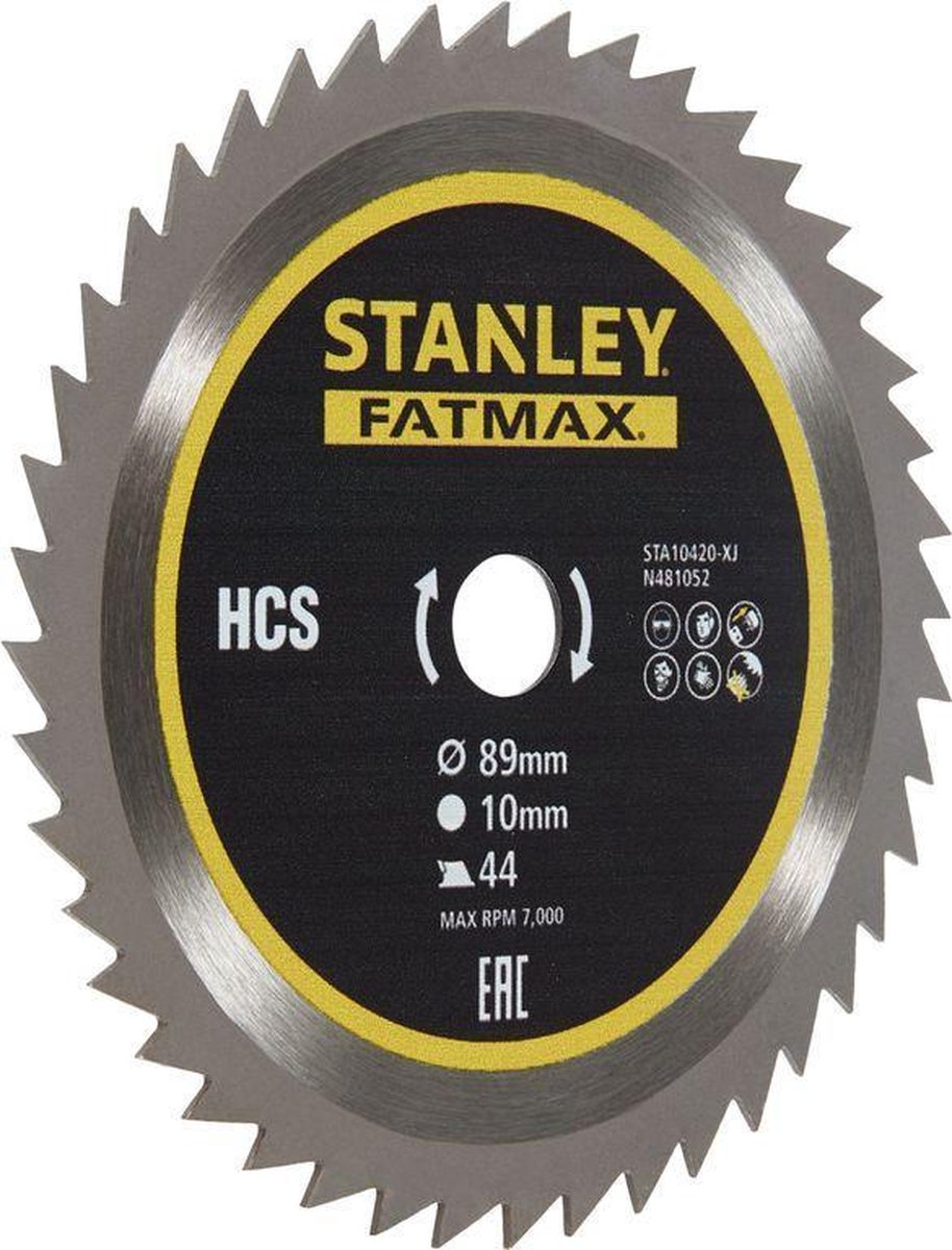 Disque de scie universel Stanley FatMax STA10420-XJ; 89x10 mm; Z44; 1 unités